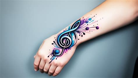 tatuajes de notas musicales y su significado|Simbolismo e ideas de diseño para tatuajes de notas musicales ...